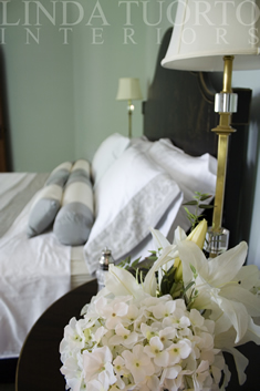 Linda Tuorto - Bedroom with Flowers